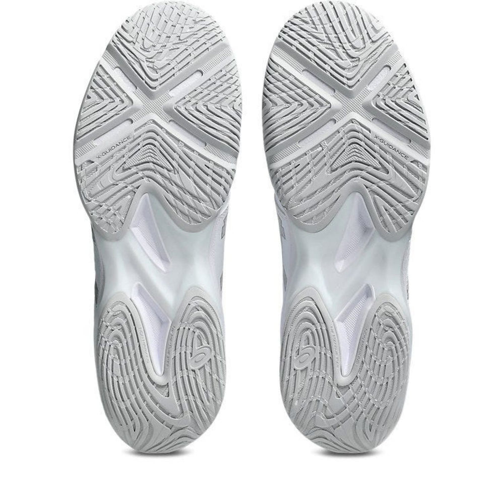 ASICS BLADE FF 2 Unisex Badminton Shoes – White/Pure Silver, Lightweight Indoor Court Shoes with FlyteFoam Cushioning & Non-Marking Outsole - Best Price online Prokicksports.com