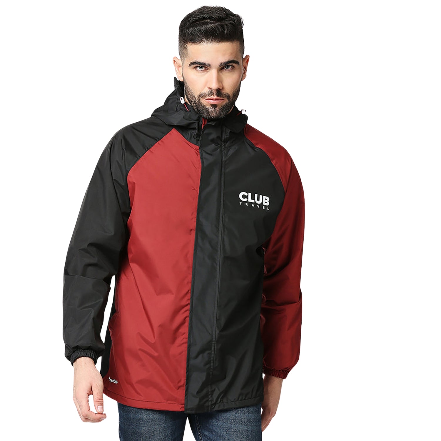Zeel Outdoor Essential Men’s Waterproof Rain Jacket MJ106 – Lightweight, Hooded Windcheater for Monsoon, Travel, Trekking, Hiking, Camping - Best Price online Prokicksports.com