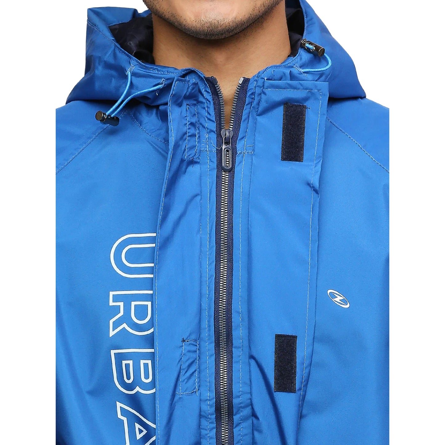 ZEEL MJ201 Men’s Waterproof Rain Jacket Fully Waterproof Polyester Jacket with PVC-Coated Lining & Adjustable Hood - Best Price online Prokicksports.com