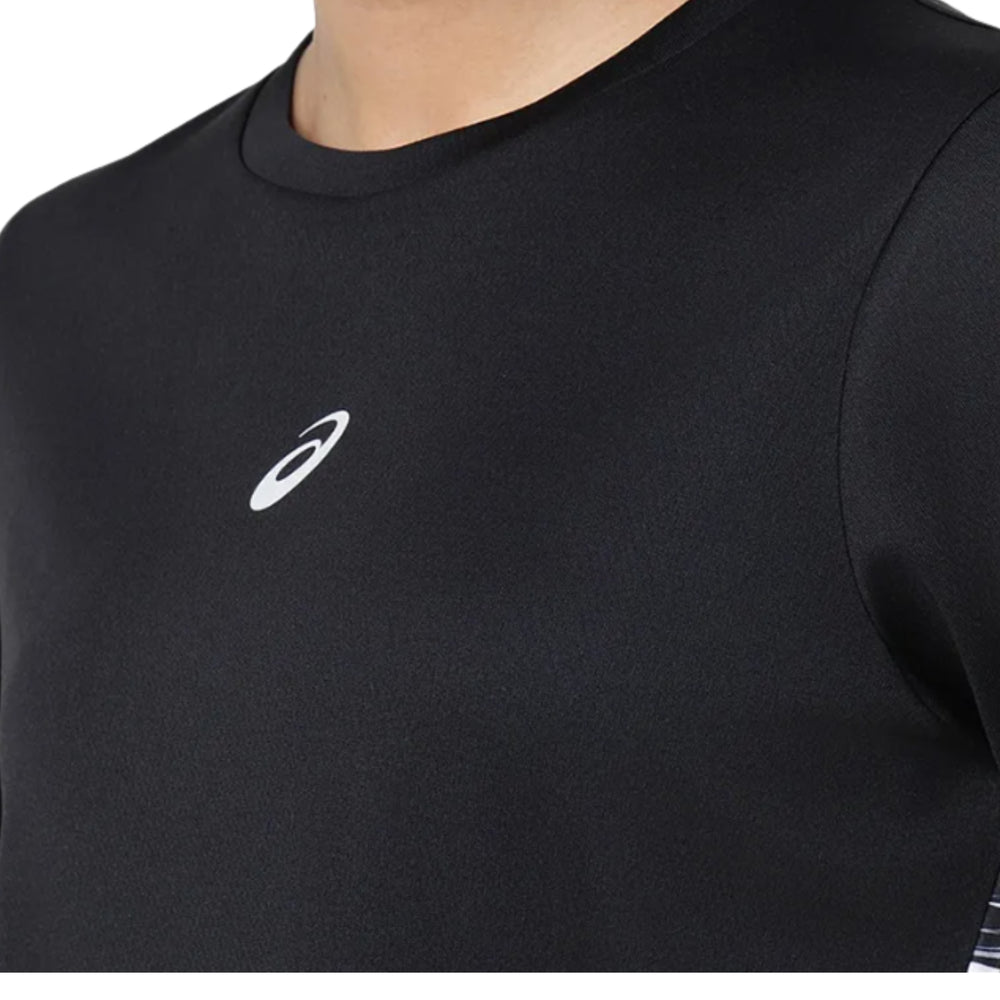 ASICS High Low AOP SS Top for Women | Round Neck Sports T-Shirt - Best Price online Prokicksports.com
