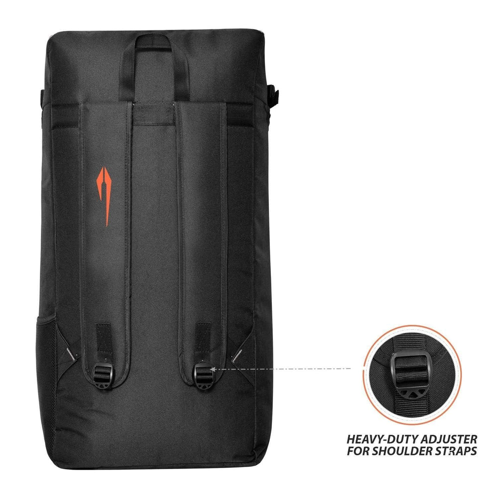 DSC Hold All X2 Cricket Kit Bag – Black/Orange, Large Capacity Cricket Gear Bag with Durable Fabric & Multiple Compartments - Best Price online Prokicksports.com