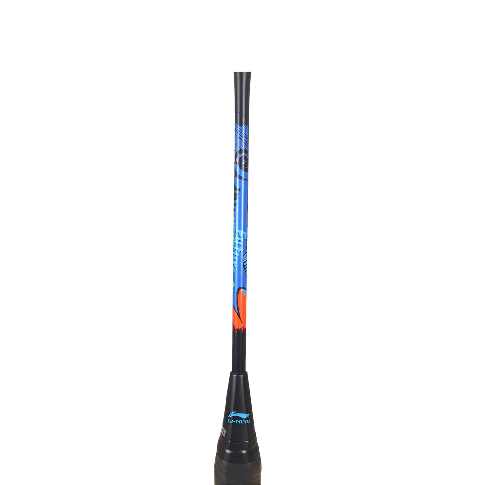 Li-Ning AX Force Kids Strung Badminton Racquet – Black/Blue (G6) | Lightweight Junior Racquet with Flexible Shaft & Durable Build - Best Price online Prokicksports.com