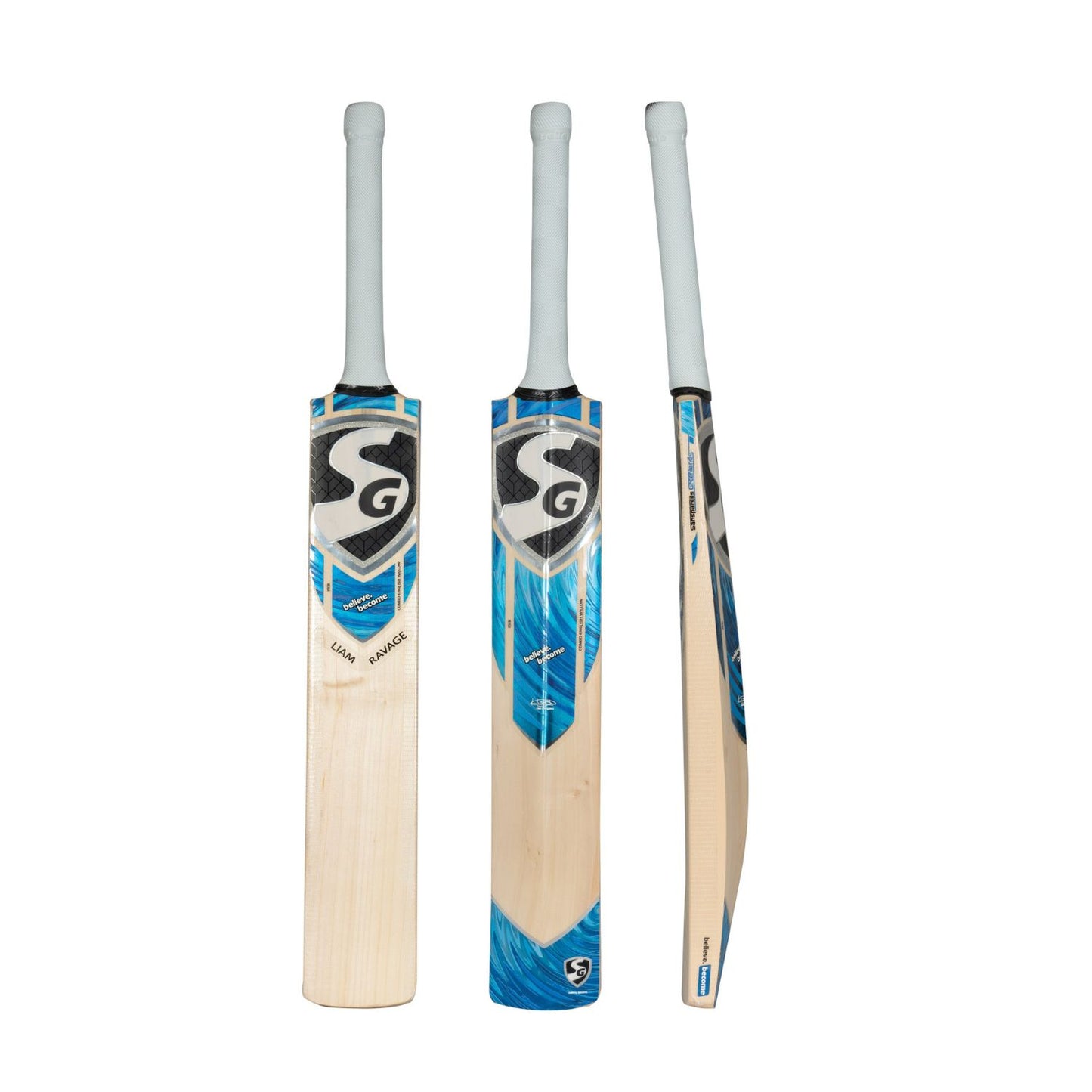 SG Liam Ravage Cricket Bat | Premium English Willow | Aggressive Power Design | Thick Edges (42mm) | Lightweight (1120-1220g) | Professional Grade - Best Price online Prokicksports.com
