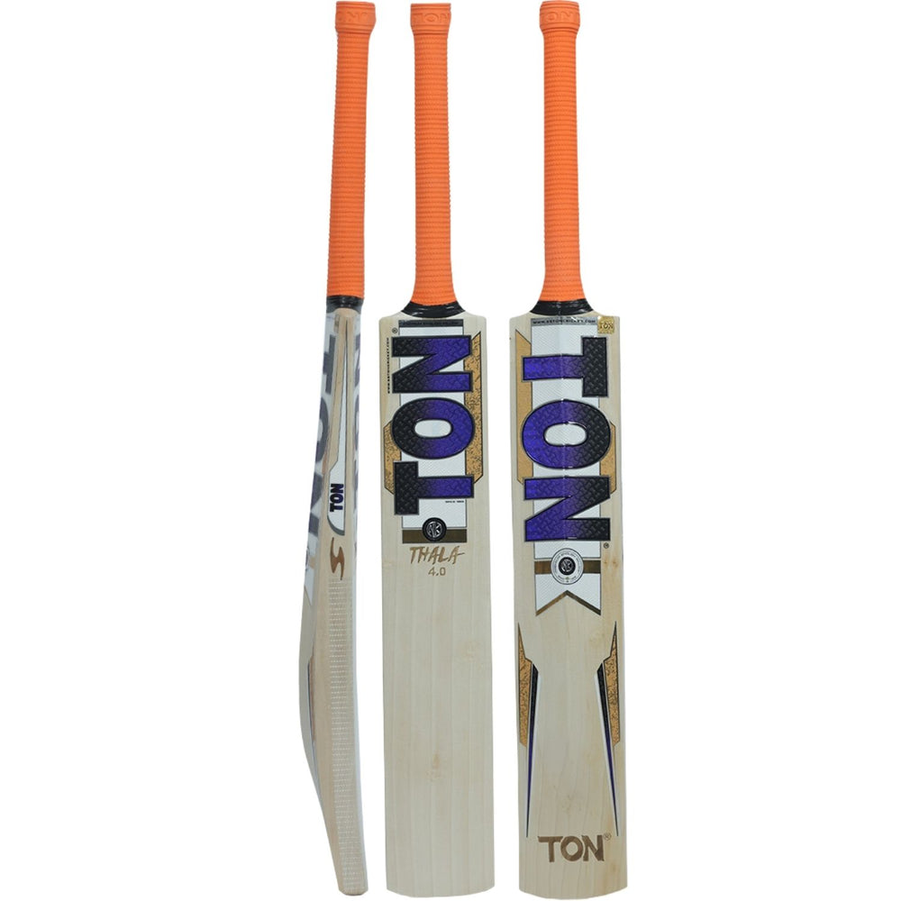 SS TON Thala 4.0 English Willow Cricket Bat – Short Handle, Grade 5 Air‑Dried Willow, Massive Concave TON Edges, Big Sweet Spot - Best Price online Prokicksports.com