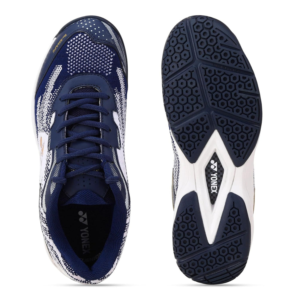 Yonex V200-i Men's Badminton Shoes – Tru Cushion, Tru Shape, Non-Marking Sole, Radial Blade Grip, Lightweight Sports Footwear