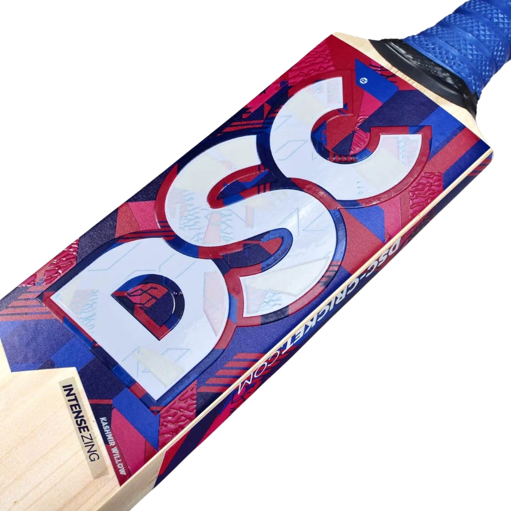 DSC Intense Zing Kashmir Willow Cricket Bat – Short Handle | Lightweight Power Bat with Extended Sweet Spot - Best Price online Prokicksports.com