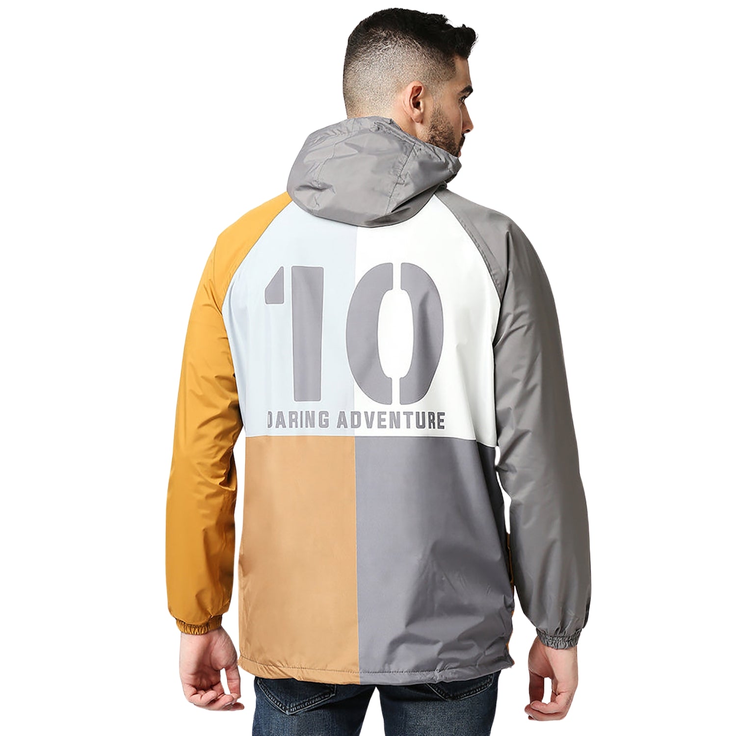 Zeel Outdoor Essential Men’s Waterproof Rain Jacket MJ106 – Lightweight, Hooded Windcheater for Monsoon, Travel, Trekking, Hiking, Camping - Best Price online Prokicksports.com