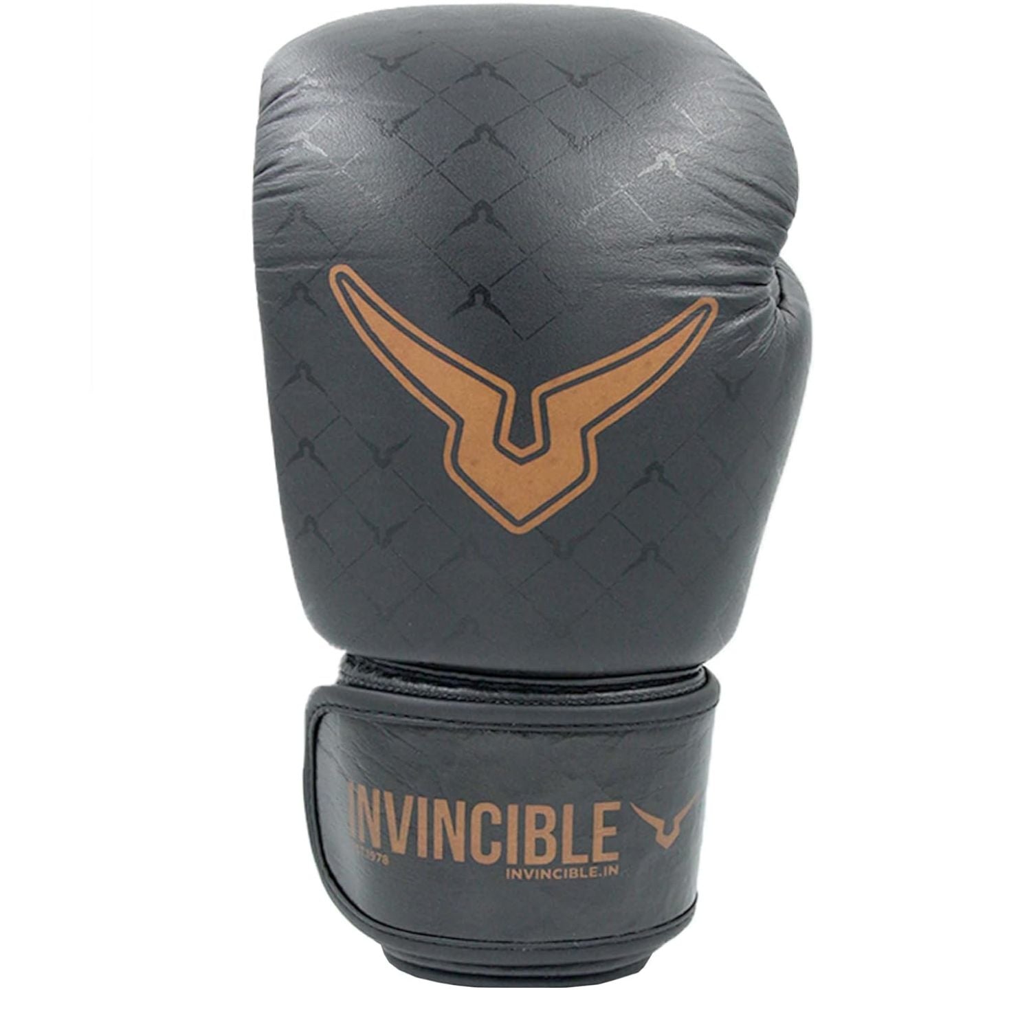 Invincible Special Edition Muay Thai Pro Boxing Gloves | Premium Synthetic Leather | MMA, Kickboxing, Heavy Bag | Hook & Loop Closure - Black - Best Price online Prokicksports.com