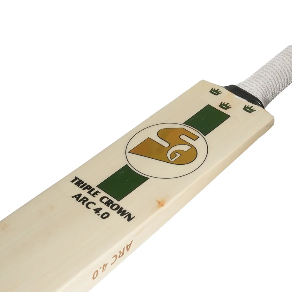 SG Triple Crown Arc 4.0 English Willow Cricket Bat - SH | Premium Grade Willow with Thick Edges, Mid Sweet Spot & Excellent Balance - Best Price online Prokicksports.com
