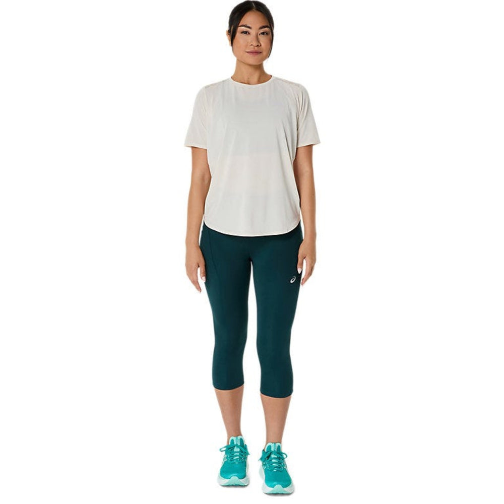 ASICS ROAD SS TOP for Women | Lightweight Quick-Dry Running T-Shirt with ACTIBREEZE™ Ventilation & Breathable Mesh Panels - Best Price online Prokicksports.com