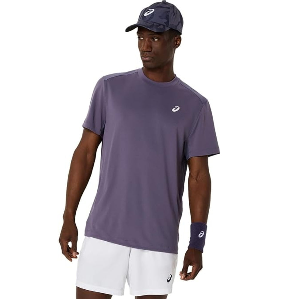 ASICS Court SS Top Men T-Shirt Roundneck | Lightweight Breathable Sports Tee for Training & Casual Wear - Best Price online Prokicksports.com