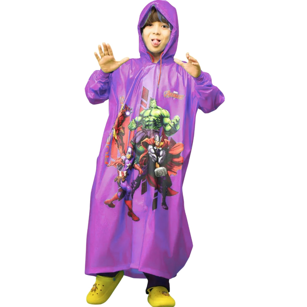Zeel PG05 Kids Full Raincoat | Waterproof Full-Length Rainwear for Children
