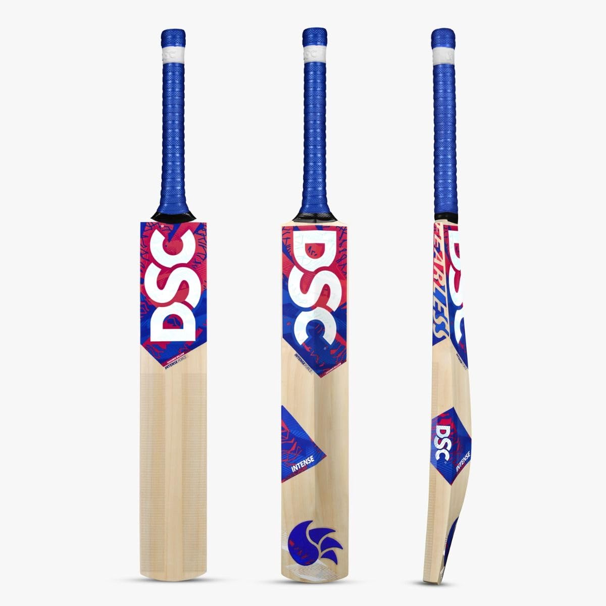 DSC Intense Force Kashmir Willow Cricket Bat | Size 2 | Lightweight & Durable | Perfect for Young Players - Best Price online Prokicksports.com