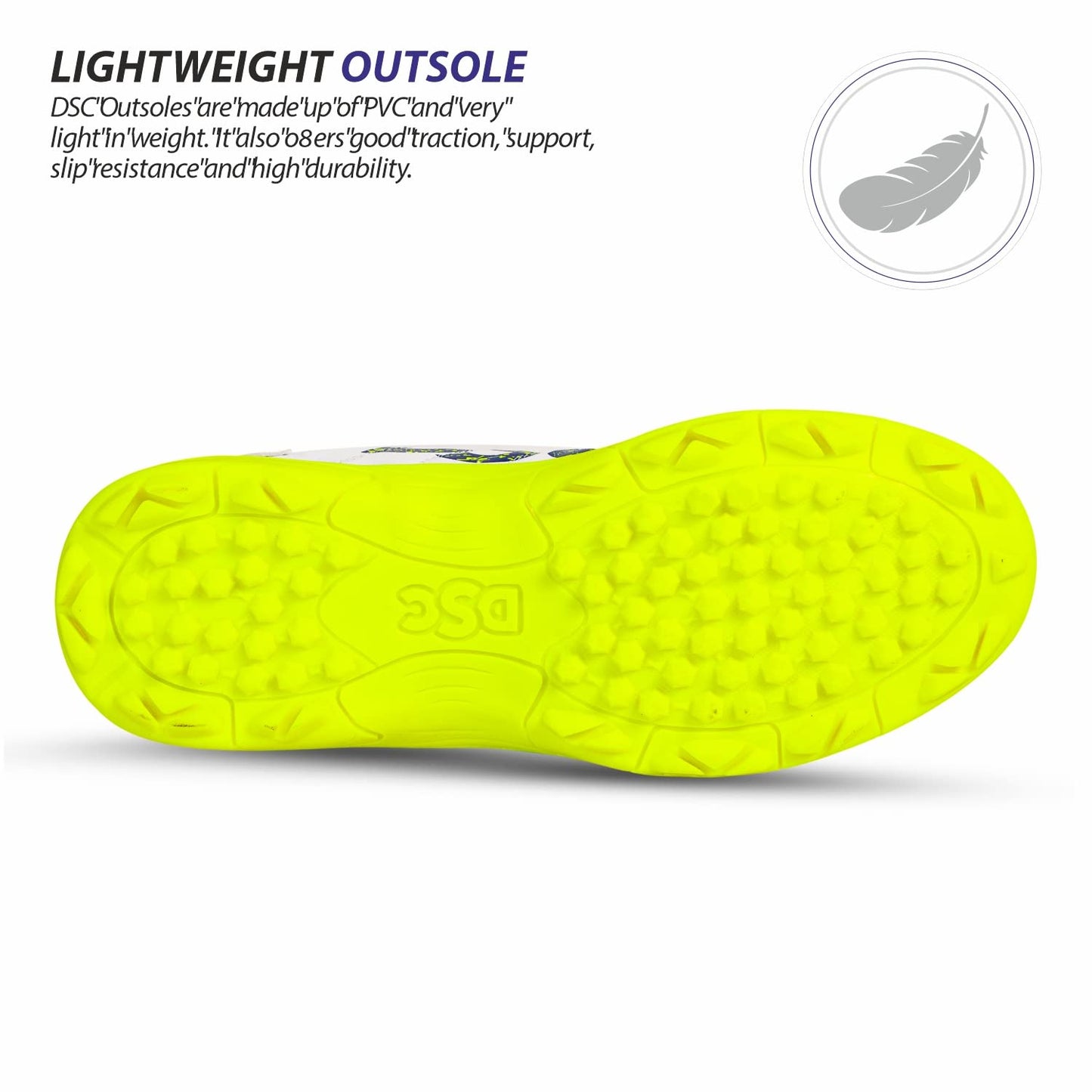 DSC Beamer Kid's Cricket Shoes | Lightweight, Durable & Comfortable Sports Shoes for Boys | Ideal for Cricket Practice & Matches - Best Price online Prokicksports.com