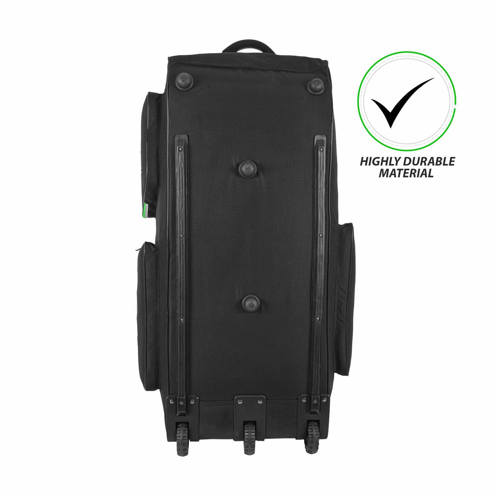 DSC Spliit Team Wheelie Cricket Kit Bag | Large Cricket Equipment Bag with Tractor Wheels | Padded Bat Pockets, Shoe Section