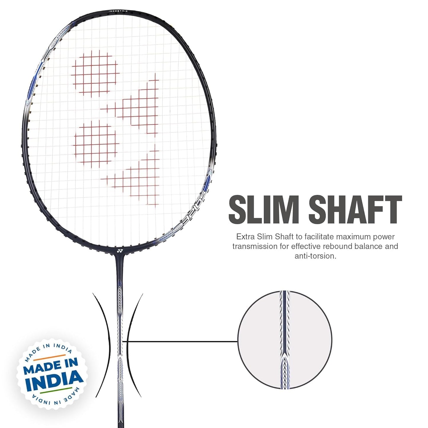 YONEX Astrox Attack 9 Strung Badminton Racquet | Head-Heavy Power | Isometric Head | Graphite Shaft | G4 Grip (4U) - Best Price online Prokicksports.com