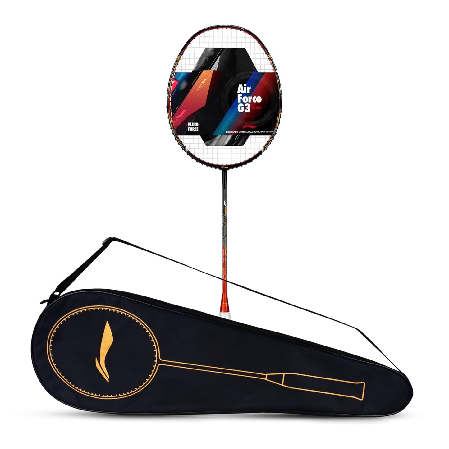Li-Ning Air-Force 78 G3 Carbon Fibre Strung Badminton Racquet - Best Price online Prokicksports.com