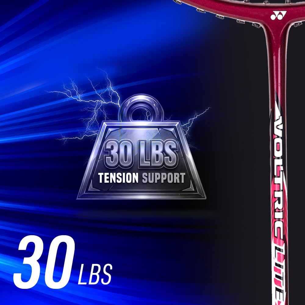 Yonex Voltric Lite 35i HM Graphite Head Heavy Badminton Strung Racquet | NANOMESH NEO & ISOMETRIC Power Frame with Full Cover - Best Price online Prokicksports.com