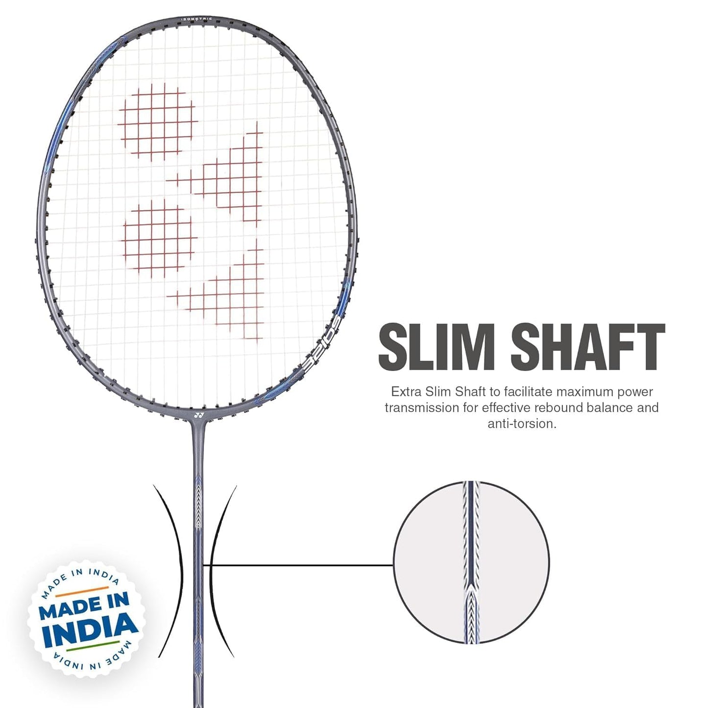 YONEX Astrox Attack 9 Strung Badminton Racquet | Head-Heavy Power | Isometric Head | Graphite Shaft | G4 Grip (4U) - Best Price online Prokicksports.com