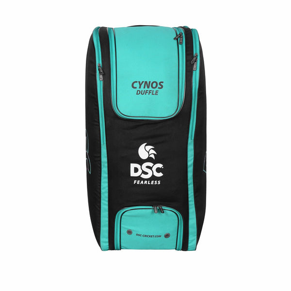 DSC Cynos Duffle Cricket Kit Bag with Wheels | Large Cricket Equipment Bag | Holds 5 Bats, Tractor Wheels, Shoulder Straps