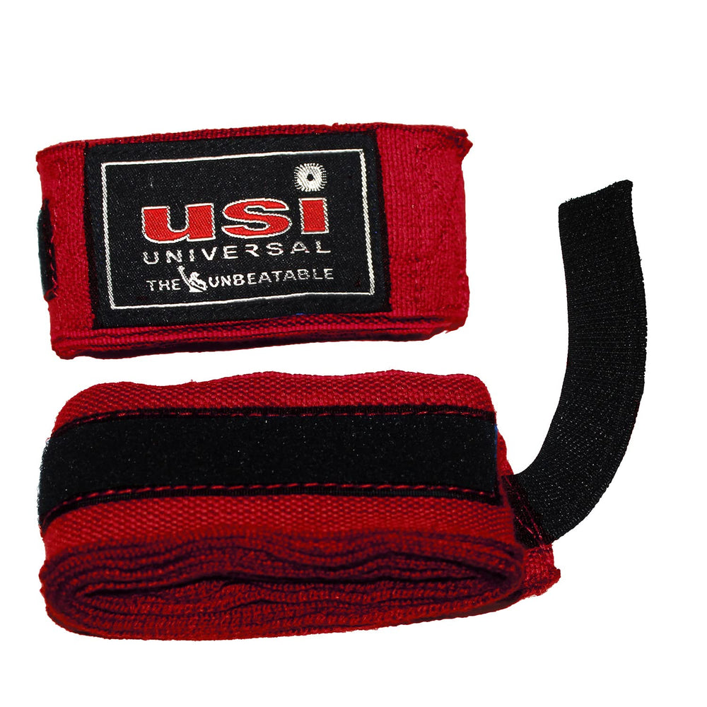 USI Universal 628A Cotton Hand Wraps 2.75m – Wrist and Knuckle Protection for Boxing, MMA, Muay Thai, Gym and Combat Training - Best Price online Prokicksports.com