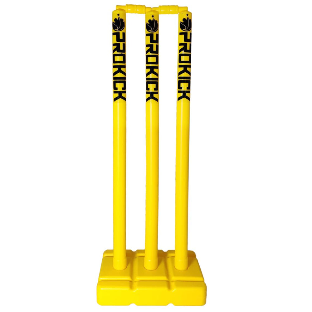 Prokick Plastic Cricket Set Green for Kids | Lightweight Outdoor Cricket Kit - Best Price online Prokicksports.com