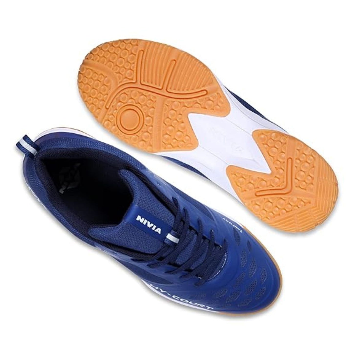 Nivia HY-Court 2.1 Badminton Shoes for Men | Non-Marking Sole | Cushioned Insole | Breathable Mesh | Lightweight Design - Best Price online Prokicksports.com