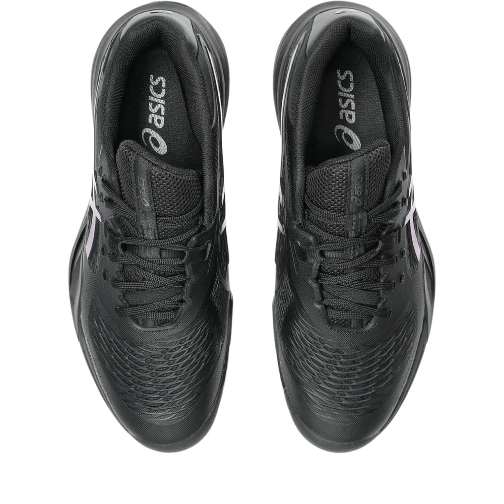 Asics Gel-resolution X Night Energy Men’s Tennis Shoes – Black/prism Blue | Dynalacing™ Technology, Dynawall™ Stability - Best Price online Prokicksports.com