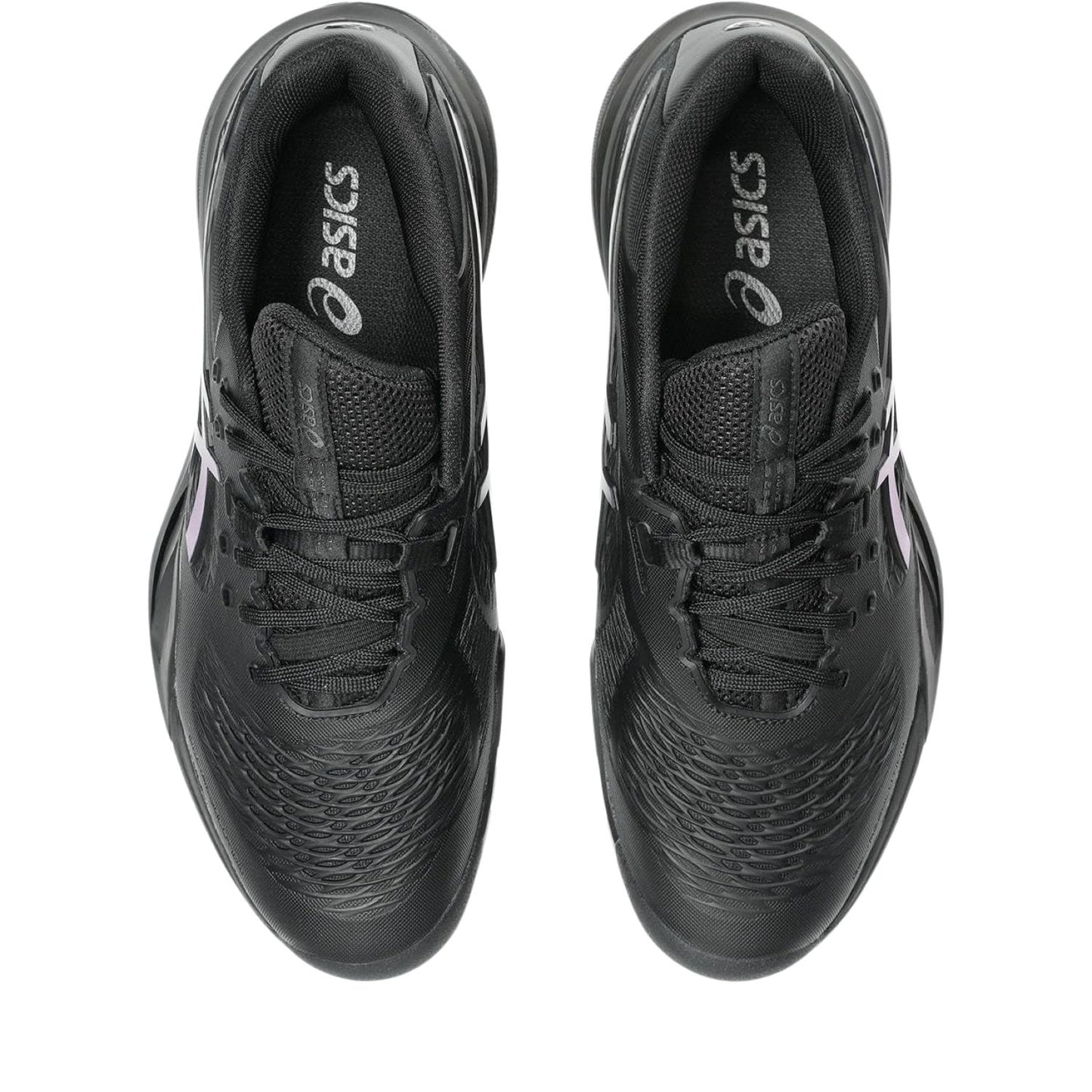 Asics Gel-resolution X Night Energy Men’s Tennis Shoes – Black/prism Blue | Dynalacing™ Technology, Dynawall™ Stability