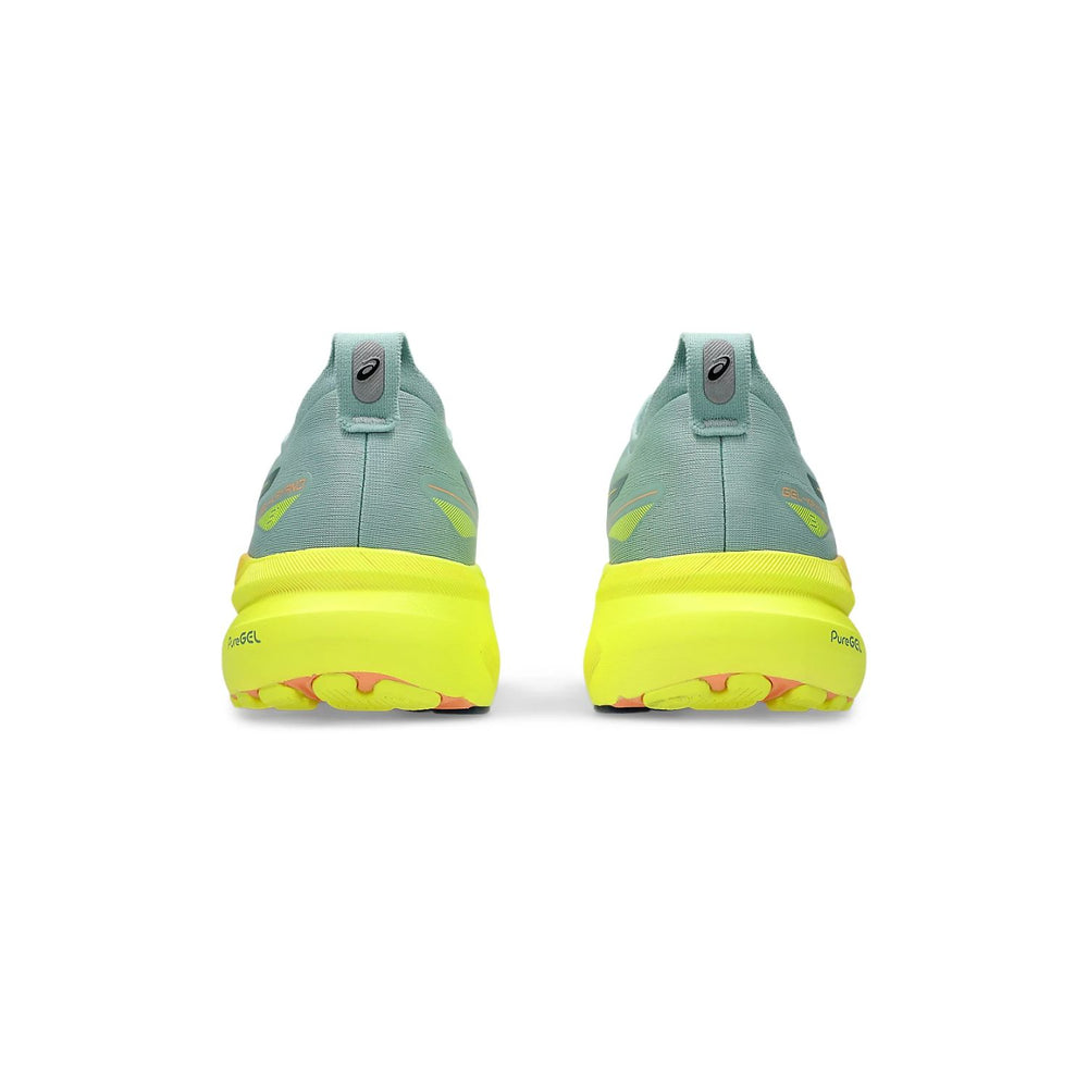 ASICS GEL-KAYANO 31 PARIS Running Shoes for Men – Light Celadon/Safety Yellow - Best Price online Prokicksports.com