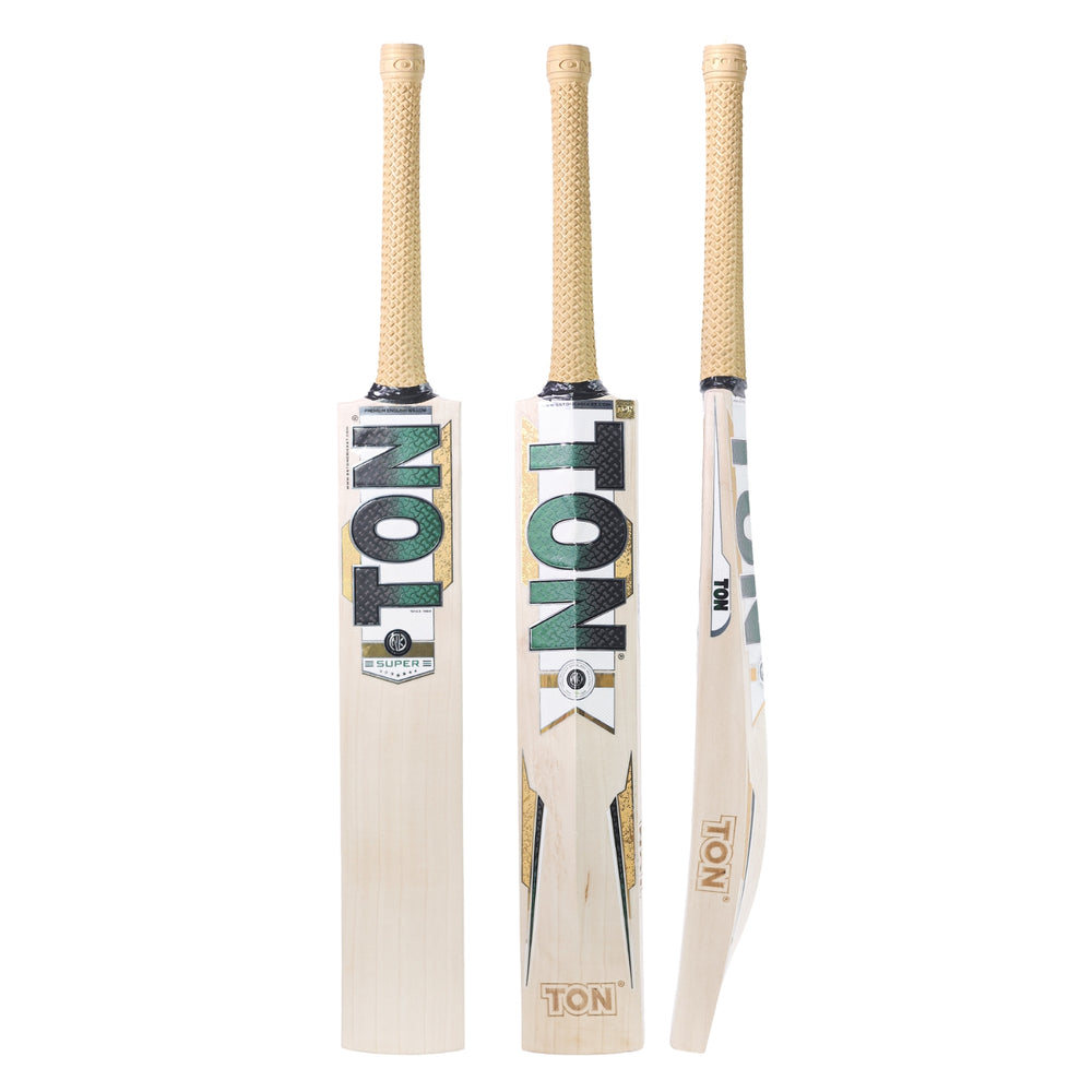 SS TON Super English Willow Cricket Bat | Premium Grade Willow with Thick Edges, Mid Sweet Spot & Sarawak Cane Handle for All-Round Performance - Best Price online Prokicksports.com