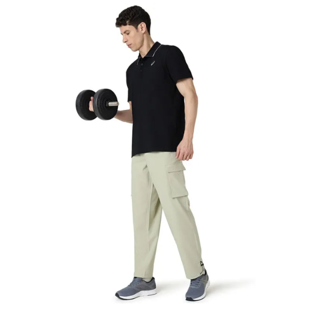 ASICS Fabric Collar Polo Top for Men | Sports Polo T-Shirt - Best Price online Prokicksports.com