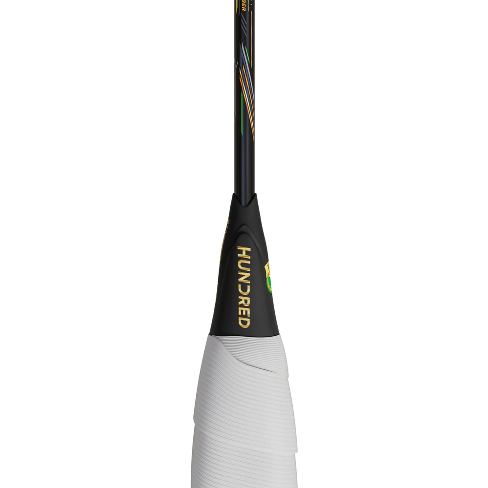 Hundred Nitrix 70 Venom Unstrung Badminton Racquet – Black/Green (4U) | Pro-Level Head-Heavy Power with M46X Carbon & Vaporshaft 6.1 mm - Best Price online Prokicksports.com