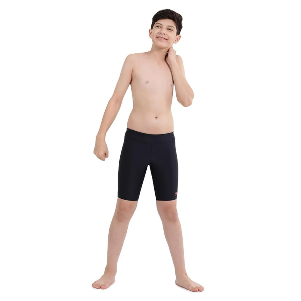 Speedo Essential Houston Boys Jammer – Durable Swimwear for Training & Recreation Crafted with Endurance10 Fabric | UPF 40+ Sun Protection | Secure Fit for Confident Swimming