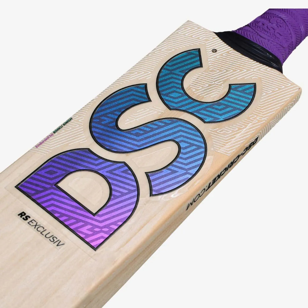 DSC RS Exclusiv Kashmir Willow Cricket Bat – Short Handle | Powerarc Bow with Massive Edges & Rinku Singh Edition - Best Price online Prokicksports.com