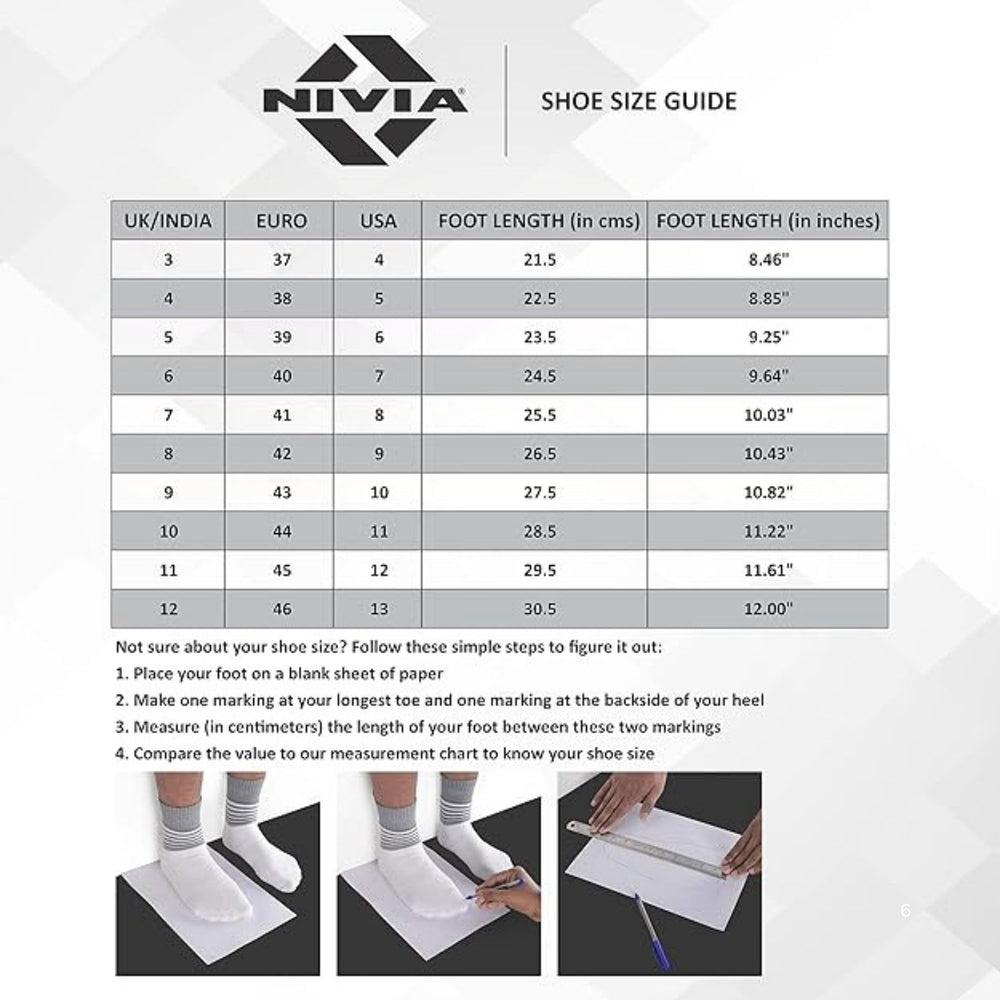 Nivia Dominator 2.0 Football Studs – Direct Injection Molding, Full TPU Construction, Cushioned EVA Insole | Lightweight, Durable, High-Traction for Firm & Wet Grounds - Best Price online Prokicksports.com