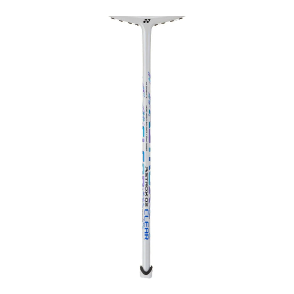 Yonex Astrox 02 Clear Strung Badminton Racquet – 4U4 (White/Blue) | Head-Heavy Power with Flexible Shaft & ISOMETRIC Frame - Best Price online Prokicksports.com