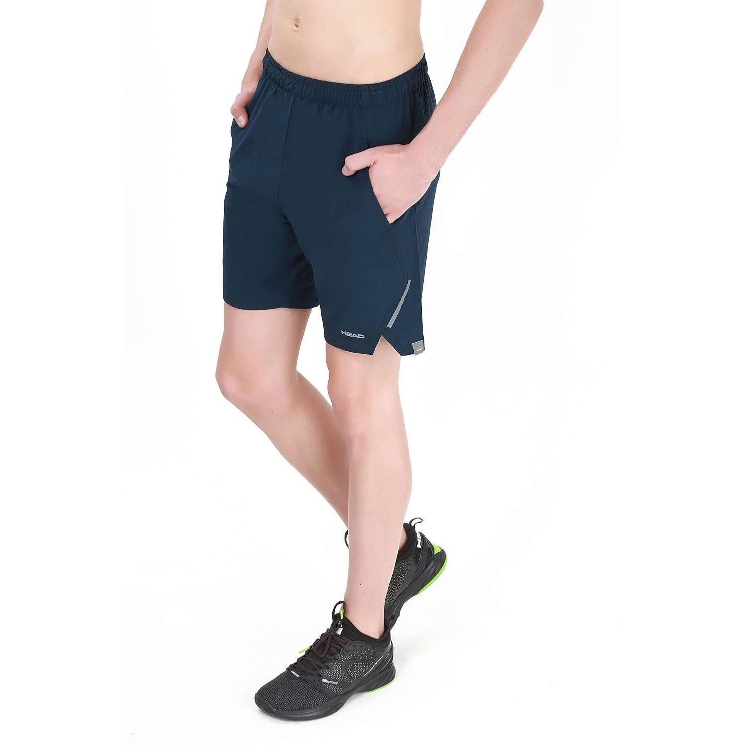 HEAD HPS Model Men’s Tennis Shorts – 100% Polyester, White | Breathable Quick-Dry Athletic Fit | Lightweight Comfort for Tennis & Sports | Buy HEAD HPS 1085 Shorts India Online - Best Price online Prokicksports.com