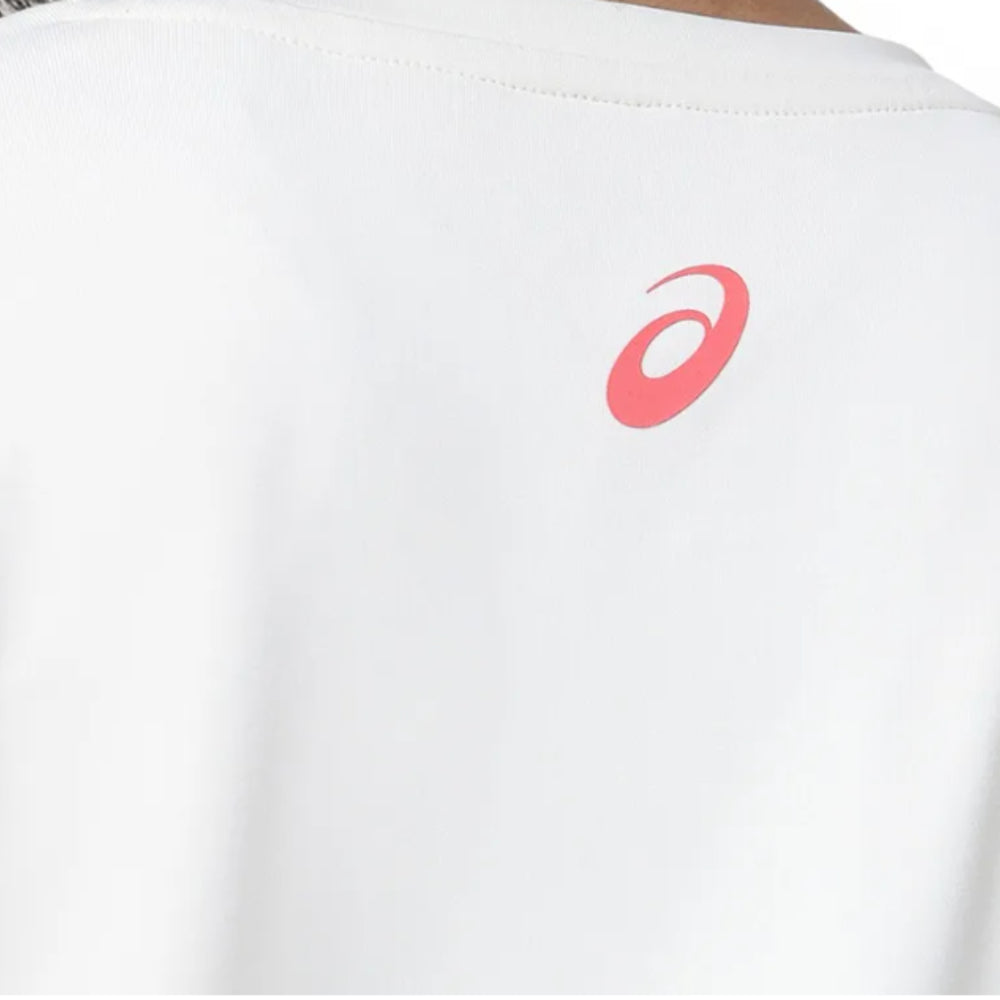 ASICS Drawstring Sleeve SS Top for Women | Round Neck Sports T-Shirt - Best Price online Prokicksports.com