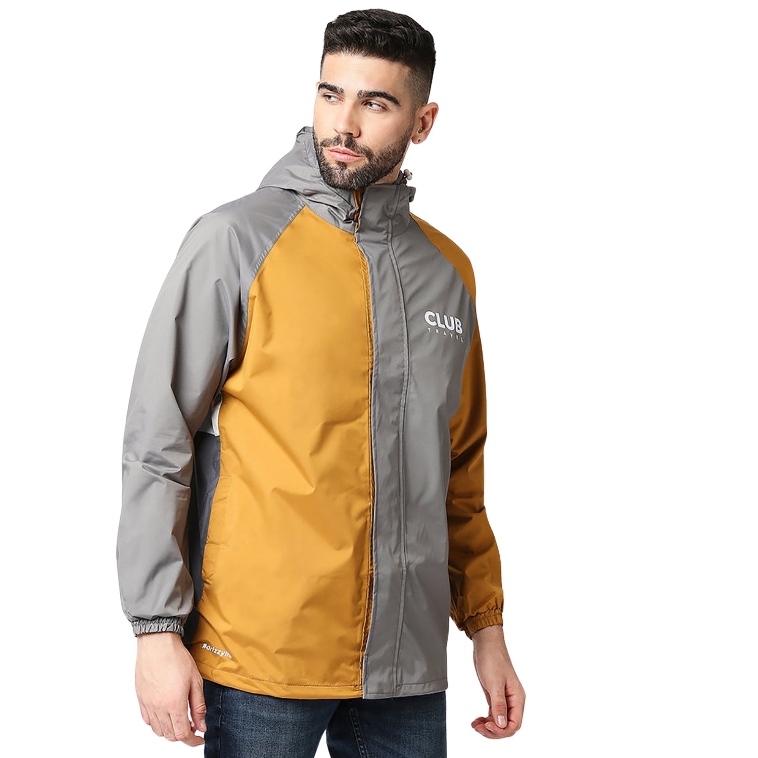 Zeel Outdoor Essential Men’s Waterproof Rain Jacket MJ106 – Lightweight, Hooded Windcheater for Monsoon, Travel, Trekking, Hiking, Camping - Best Price online Prokicksports.com