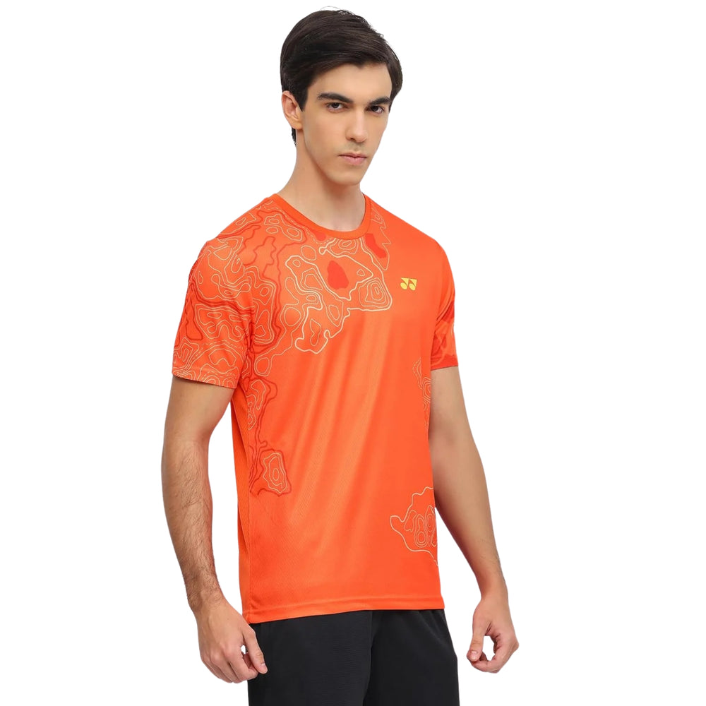 Yonex 2962 Men’s Round Neck T-Shirt | Lightweight Polyester Fabric with TruDry Moisture-Wicking & Breathable Comfort for Sports and Training - Best Price online Prokicksports.com