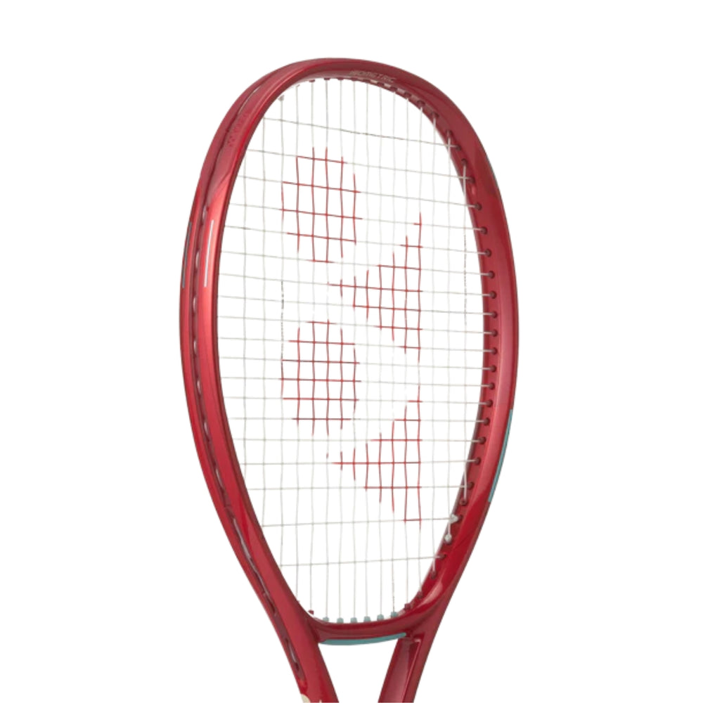 Yonex VCore 100 Unstrung Tennis Racquet | Spin-Enhanced Lightweight Power Frame with ISOMETRIC Technology | Ruby Red - 300 Grams - Best Price online Prokicksports.com