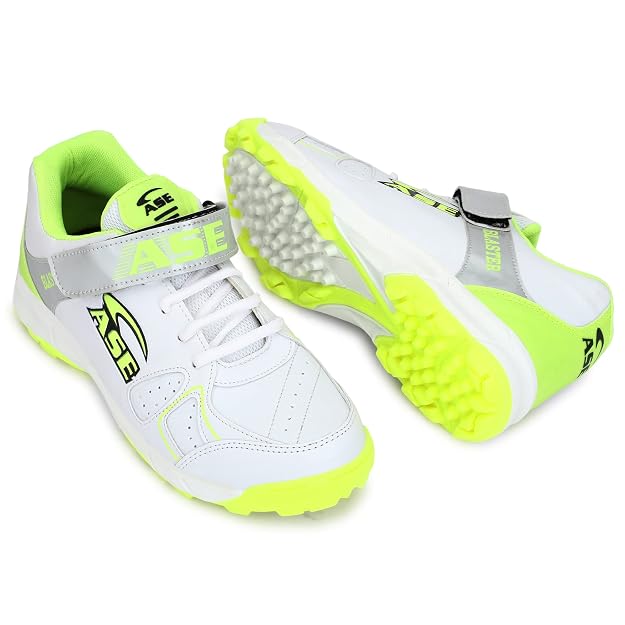 ASE Professional Cricket Shoes for Men | Water Resistant, All Weather Grip, Cushioned