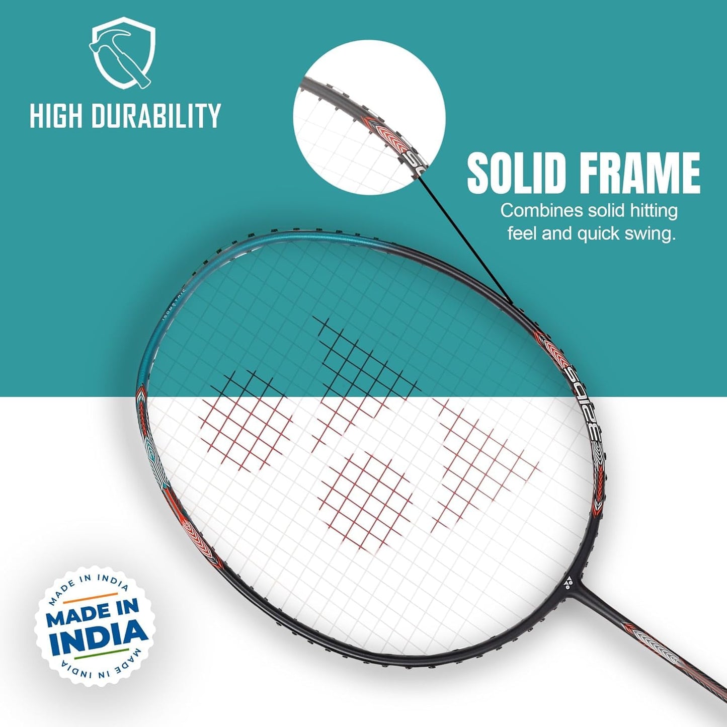 YONEX Astrox Attack 9 Strung Badminton Racquet | Head-Heavy Power | Isometric Head | Graphite Shaft | G4 Grip (4U) - Best Price online Prokicksports.com
