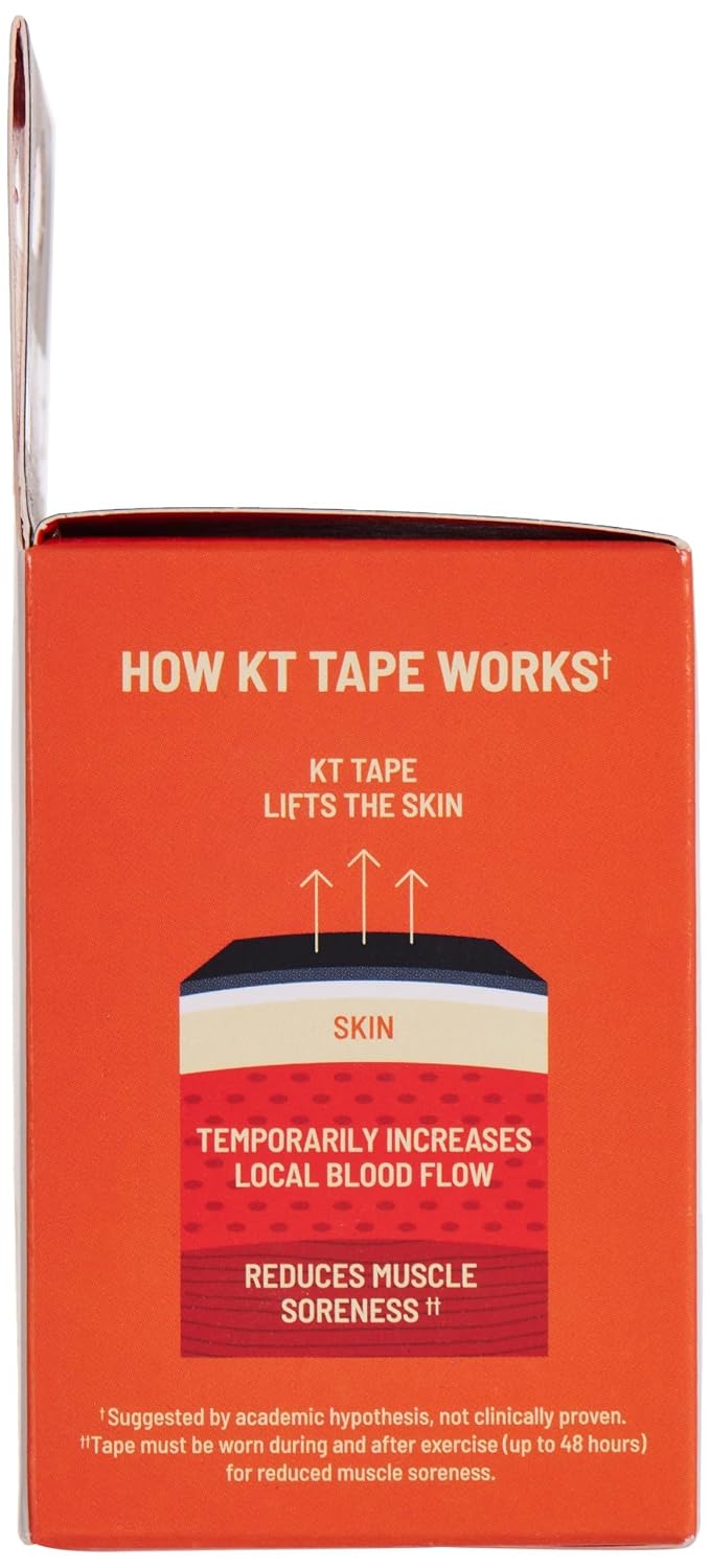 Li Ning KT TAPE PRO Oxygen Kinesiology Tape (KTPROX20) with Celliant® Infrared Technology – 20 Pre-Cut Strips | Water Resistant, Up to 7-Day Wear & Latex-Free - Best Price online Prokicksports.com