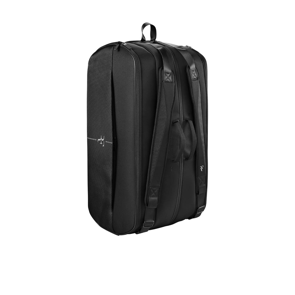 Wilson RF Tournament 15PK Tennis Racquet Bag – WR8032701001 - Black | Premium Federer Edition Bag with Thermoguard, Ample Storage & Pro-Level Design - Best Price online Prokicksports.com