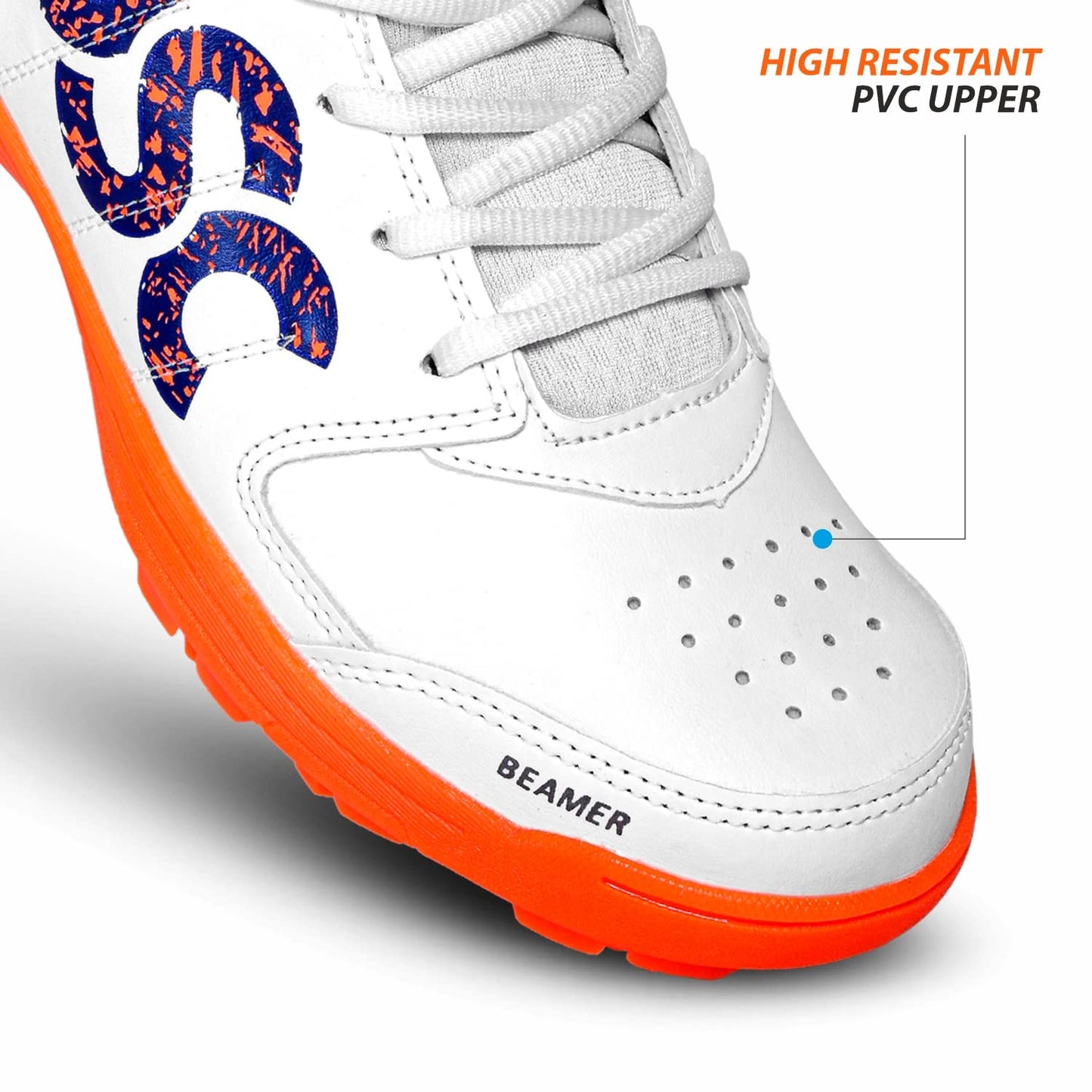 DSC Beamer Kid's Cricket Shoes | Lightweight, Durable & Comfortable Sports Shoes for Boys | Ideal for Cricket Practice & Matches - Best Price online Prokicksports.com
