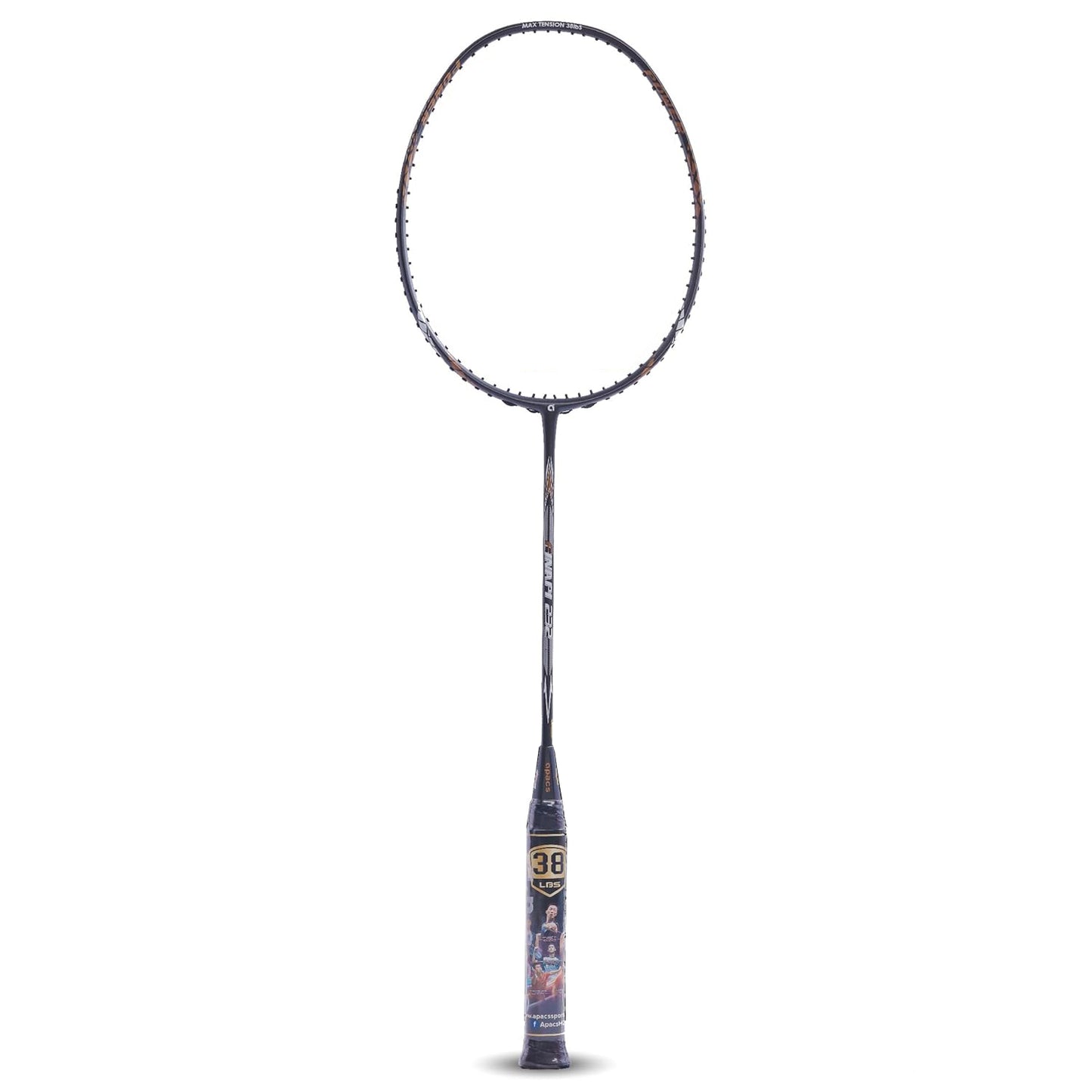 Apacs Finapi 232 Badminton Racket without Cover (4U-G1) - Best Price online Prokicksports.com