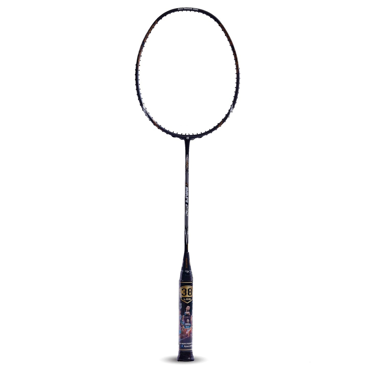 Apacs Finapi 232 Badminton Racket without Cover (4U-G1) - Best Price online Prokicksports.com