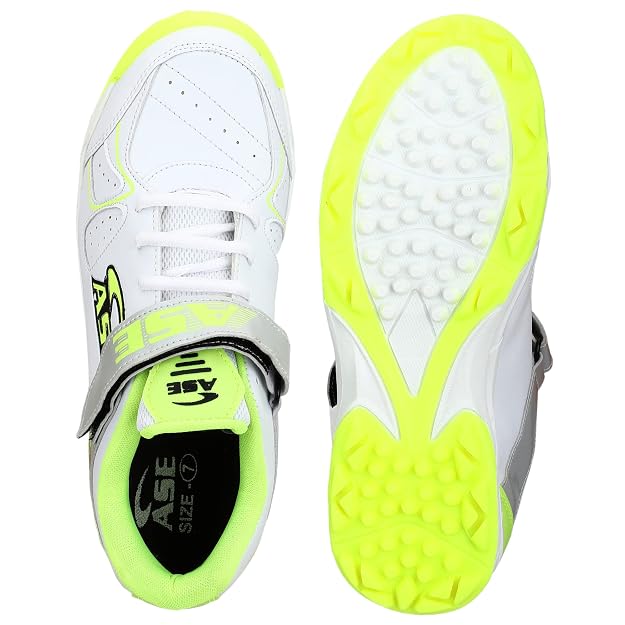 ASE Professional Cricket Shoes for Men | Water Resistant, All Weather Grip, Cushioned